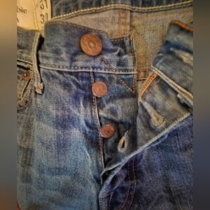 Mens Abercrombie& Fitch Distressed Jeans